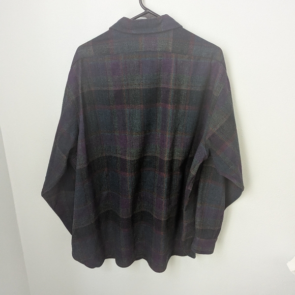 Vintage 60s Men's Pendleton Wool Flannel, 2XL - Picture 4 of 6